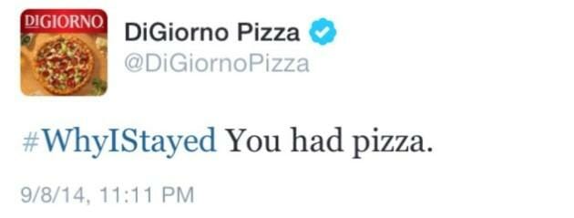 DiGiorno Pizza social media post