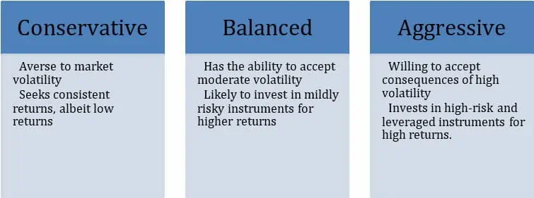 Characteristics of the Types of Investors 